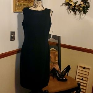 NWT Lauren Ralph Lauren Wool Mix ✨️ Sparkle Black Dress 👗